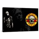 Quadro Decorativo - Guns N Roses - Axl Rose - Tela em Tecido