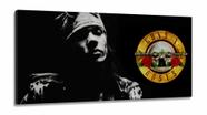 Quadro Decorativo Guns N' Roses em Tecido Canvas 130x60