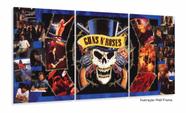 Quadro Decorativo Guns N Roses Poster 120x60