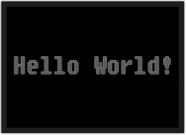 Quadro Decorativo Hello World Nerd Geek Decorações Com Moldura Quadro Decorativo Hello World Nerd Geek Decorações Com Moldura