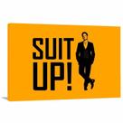 Quadro decorativo HIMYM Suit UP! Barney - Tela em Tecido