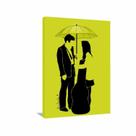 Quadro decorativo HIMYM Ted e Trace - Tela em Tecido