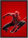 Quadro Decorativo Homem Aranha Heróis Geek Decorações Com Moldura G05