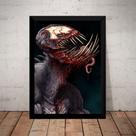 Quadro Decorativo Homem Aranha Vilão Venom Hq Arte
