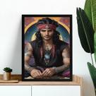 Quadro Decorativo Homem Cigano 45x34cm