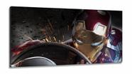 Quadro Decorativo Homem de Ferro 8 em Tecido Canvas 130x60 Quadro Decorativo Homem de Ferro 8 em Tecido Canvas 130x60