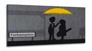 Quadro Decorativo How I Met Your Mother em Tecido Canvas 130x60 Quadro Decorativo How I Met Your Mother em Tecido Canvas 130x60