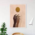 Quadro Decorativo Humanity Hands 45x34cm