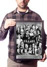 Quadro Decorativo Icones Da Mafia Arte Cosa Nostra