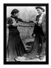 Quadro Decorativo Icones Da Mafia Charles Bonnie E Clyde Fot