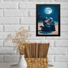 Quadro Decorativo Iemanjá e Ogum 24x18cm - com vidro