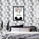 Quadro Decorativo If You Can Dream It, You Can Do It - Walt Disney 45x34cm