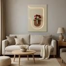 Quadro decorativo iluminação Led Lotus Decor Q1