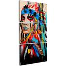 Quadro Decorativo Índia Americana para sala parede Quarto