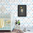 Quadro Decorativo Infantil Bichinho Dream Big 45x34cm