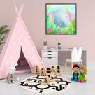 Quadro Decorativo Infantil Elefante