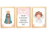Quadro Decorativo Infantil Nossa Senhora Aparecida Anjo