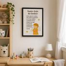 Quadro Decorativo Infantil oração "Santo anjo do Senhor ." Quadro Decorativo Infantil oração "Santo anjo do Senhor ."