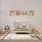Quadro Decorativo Infantil Panda Vazado MDF 3mm