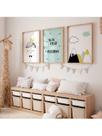 Quadro Decorativo Infantil Príncipe Frase Menino Bebê Paisagem Quarto