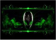 Quadro Decorativo Informática Alien Tecnologia Computação Lojas Salas Quartos Com Moldura RC045
