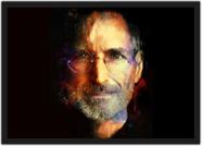 Quadro Decorativo Informática Steve Jobs Decorações Com Moldura G01