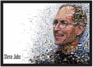 Quadro Decorativo Informática Steve Jobs Decorações Com Moldura G05