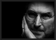 Quadro Decorativo Informática Steve Jobs Decorações Com Moldura G07