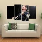 Quadro Decorativo James Hetfield Metallica Em Tecido 4 Peças