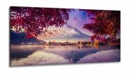 Quadro Decorativo Japão Elisyun em Tecido Canvas 130x60 Quadro Decorativo Japão Elisyun em Tecido Canvas 130x60