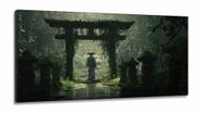 Quadro Decorativo Japão Paisagem Sala Quarto em Tecido Canvas 130x60 Quadro Decorativo Japão Paisagem Sala Quarto em Tecido Canvas 130x60