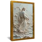 Quadro Decorativo Jesus andando nas Águas em Mármore V2227