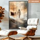 Quadro decorativo Jesus andando sobre as águas
