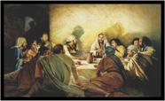 Quadro Decorativo Jesus Apóstolos Cristianismo Casa Salas Quartos Com Moldura RC030
