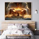 Quadro decorativo Jesus e a ceia
