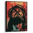 Quadro decorativo Jesus Em Agonia Sob a Coroa de Espinhos - Art Canvas