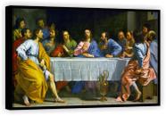 Quadro Decorativo Jesus Santa Ceia Apóstolos Religioso Salas Tela Canvas Premium