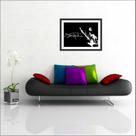Quadro Decorativo Jimi Hendrix Guitarra Guitarrista Decorações Com Moldura Quadro Decorativo Jimi Hendrix Guitarra Guitarrista Decorações Com Moldura