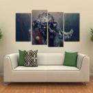 Quadro Decorativo Jiraya Sensei Sala Em Tecido 4 Peças 1Resu Quadro Decorativo Jiraya Sensei Sala Em Tecido 4 Peças 1Resu