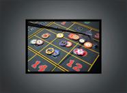 Quadro Decorativo Jogos Baralho Naipe Cartas Poker Com Moldura RC027