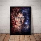 Quadro Decorativo John Lennon Poster Artistico Com Moldura