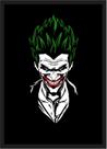Quadro Decorativo Joker Coringa Nerd Geek Decorações Com Moldura