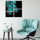 Quadro Decorativo Kit Placas Leão