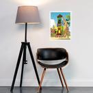 Quadro Decorativo La Boca - Buenos Aires 45x34cm - com vidro