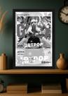 Quadro Decorativo Lady Gaga ARTPOP (Black&white) Com Vidro Tamanho:21cm x 30cm (A4)