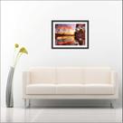 Quadro Decorativo Lago Paisagens Árvore Salas Decorações Com Moldura Quadro Decorativo Lago Paisagens Árvore Salas Decorações Com Moldura
