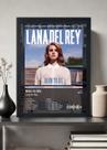 Quadro Decorativo Lana Del Rey Born to Die (Dark) Com Vidro Tamanho:21cm x 30cm (A4)