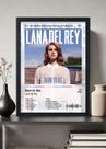 Quadro Decorativo Lana Del Rey Born to Die (Light) Com Vidro Tamanho:21cm x 30cm (A4)