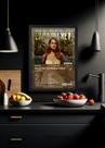 Quadro Decorativo Lana Del Rey Paradise (Colored) Com Vidro Tamanho:21cm x 30cm (A4)
