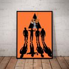 Quadro Decorativo Laranja Mecanica Arte Poster Moldurado